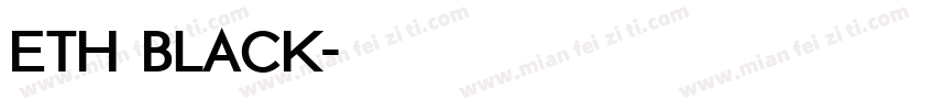 ETH Black字体转换